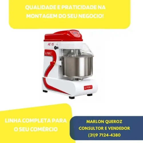 Amassadeira Espiral 15Kg GPaniz