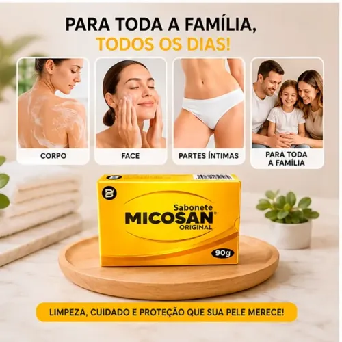 Sabonete em Barra Micosan Original Baruc Cosméticos 90 gramas - CM0052