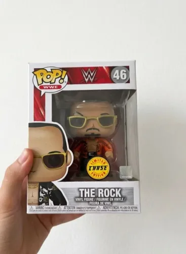 Funko pop The Rock WWE CHASE NOVO