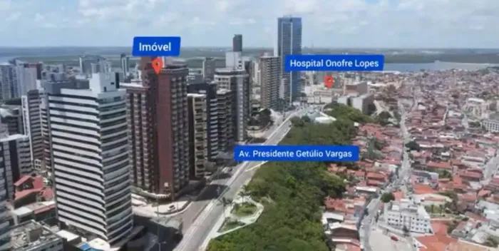 Lindo Apartamento Flat Mobiliado com Vista Para o mar Interatlântico Residence