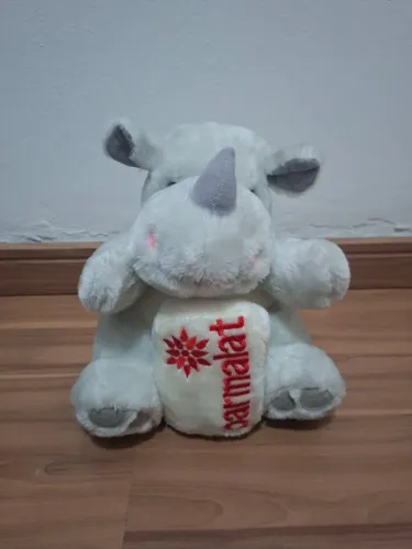 Pelúcia Coleção Mamíferos Parmalat 1996  Rinoceronte