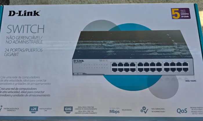 Switch 24 portas D-link