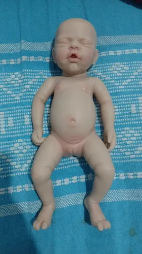 boneca bebê reborn SILICONE SÓLIDO 