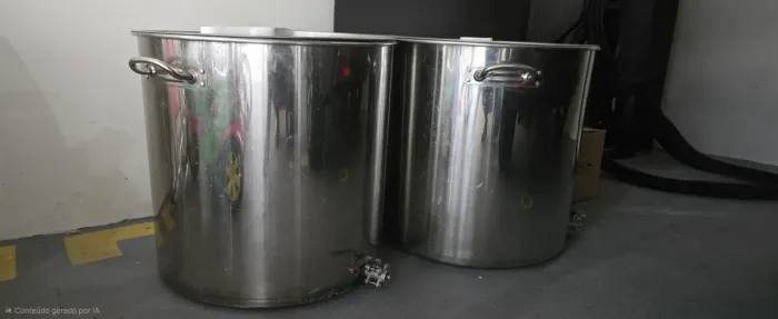 Vendo panelas inox para produção de cerveja artesanal