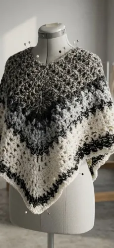Poncho artesanal