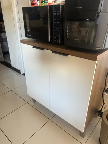 Gabinete De Cozinha Modulado Firenze 2 Portas C/tampo 80cm