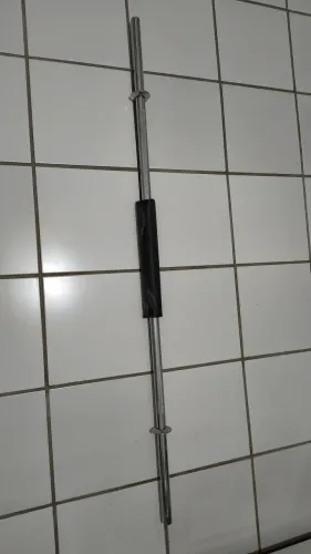 Barra reta maciça 150cm academia