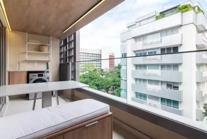 Apartamento novo e mobiliado para alugar no Jardim Botânico