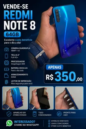 Celular REDMI NOTE 8