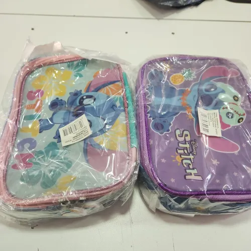 Estojo box escolar infantil stitch Disney luxcel 