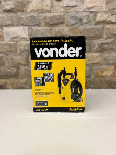 Lavadora de Alta Pressão Vonder Original com Porta Detergente - Nova Lacrada