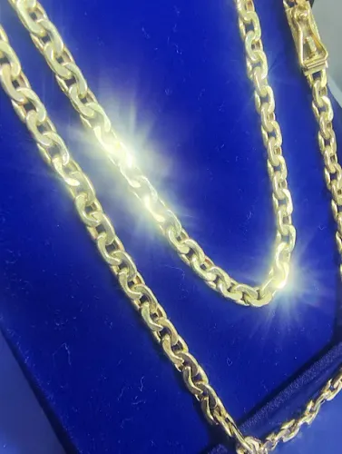 Cordão Ouro 18 Kilates Peso 18.50 Gramas 60 Cm 5 mm Oco 