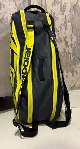 Raqueteira Babolat Pure Aero Rh X6 Preta Cinza E Amarela - muito nova!!!!!