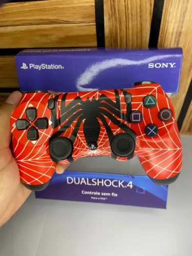 Controle de ps4 homem aranha an2