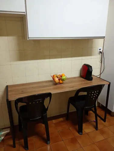 Mesa MDF pés de ferro