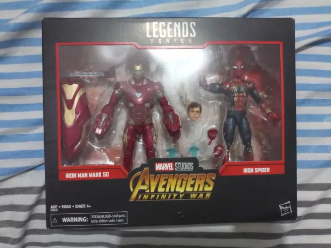 Pack iron man e Spiderman Marvel legends