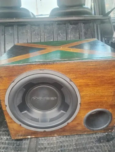 Caixa de som Pioneer 12 polegadas 600 estes e uma força 1200