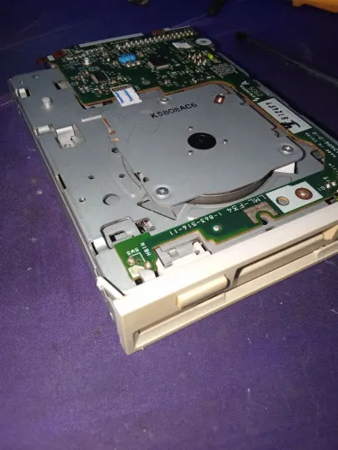 Leitor de disquete antigo da sony