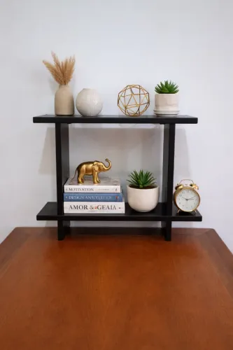 Organizador nicho decoração e livros 
