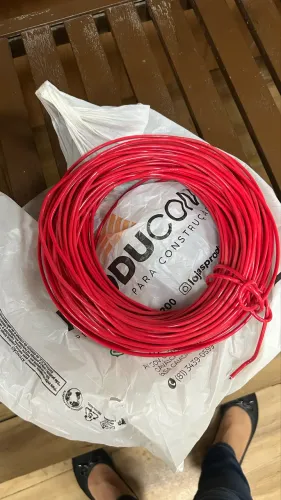 Fiação e fio elétrico 5 metros novo