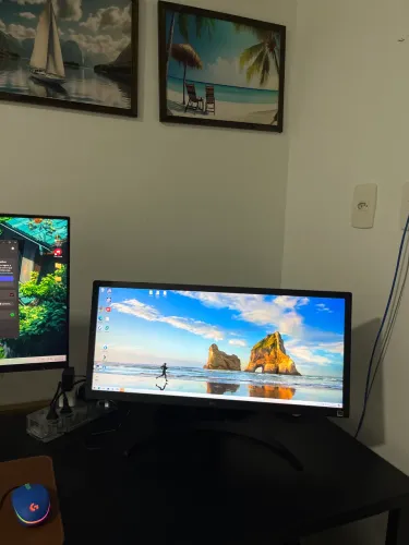 Monitor ultra wide LG - novo