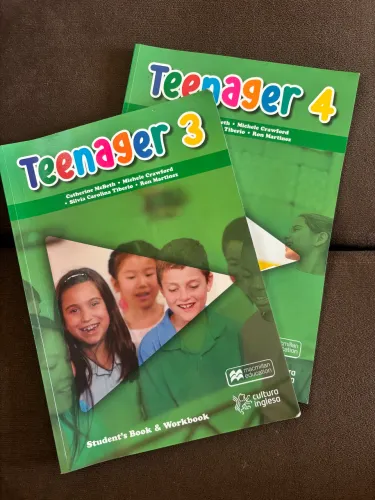 Livro de Inglês Cultura Inglesa - Teenager 3 / Teenager 4 (Usado)