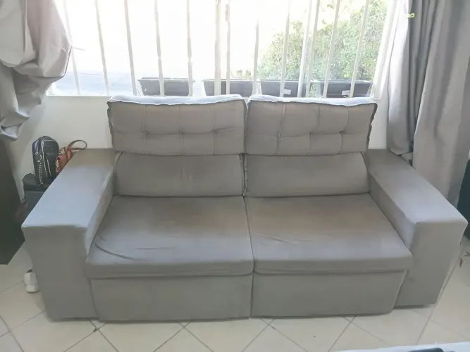 Sofá retrátil 2 lugares