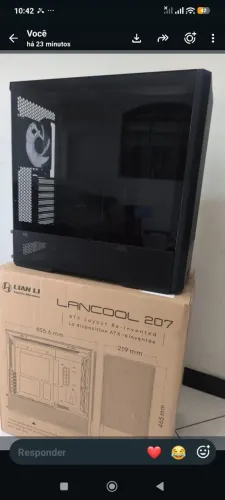 Gabinete LIAN LI + Water cooler Lian li + Fonte Lian li EDGE 1000W