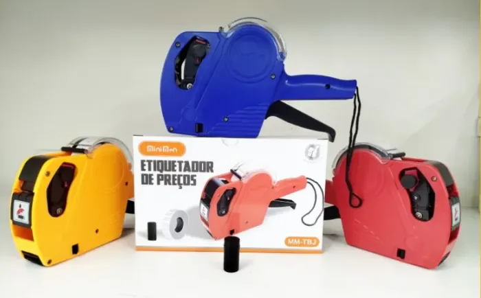 Etiquetadora Manual 8 Dígitos Maquina Rotuladora Rotulagem