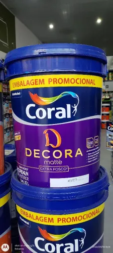 Tinta Coral Decora Matte fosco 20L branco