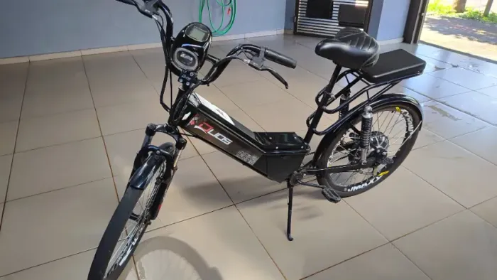 Bicicleta elétrica Duos Confort Full - Garupa completa impecável 