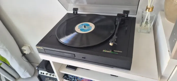 Toca-Discos Gradiente Target Premium - Vintage Original Funcionando