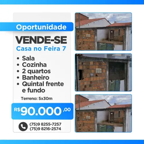 Casa a venda em Feira de Santana
