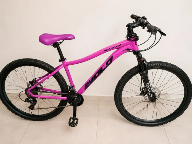 Vende-se Bicicleta Evox Aro 29 Rosa - Freio a Disco e Suspensão 
