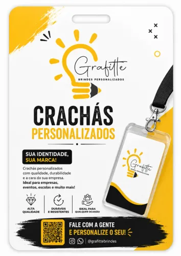 cracha personalizado para sua empresa 