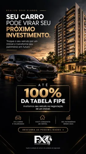 Invista no seu apartamento com seu veículo