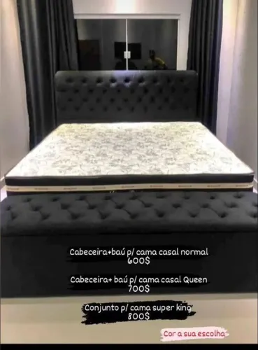 Cabeceira mais baú