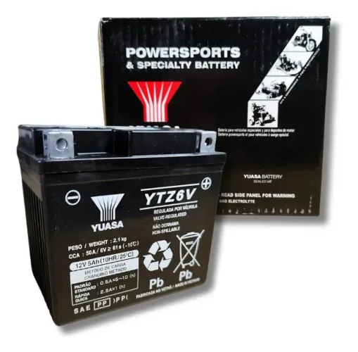 Bateria Yuasa YTZ6V nova e original!