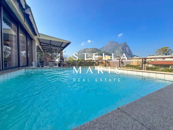 Barra da Tijuca, Jardim Oceânico. Cobertura Linear à venda com piscina, 400 m2, 4 quartos,