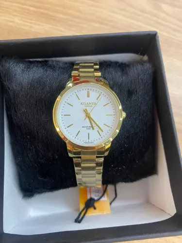 RELÓGIO ATLANTS DOURADO