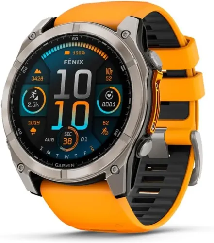 Garmin f?nix® 8 - 51 mm, AMOLED, Zafiro, Smartwatch GPS Multideporte Premium, Batería de L
