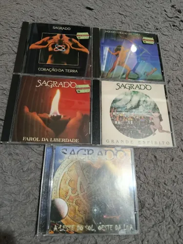 CD lote Coleção Completa Sagrado Coração da Terra (5 CDs)