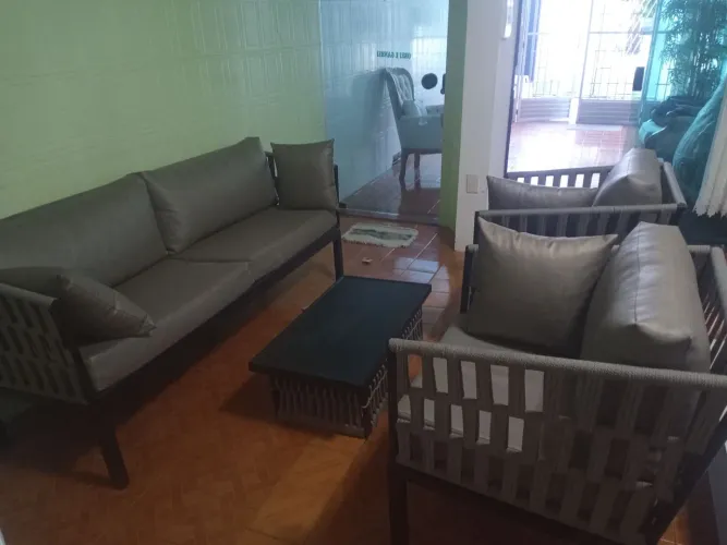 Conjunto Sofá em Corda Náutica
