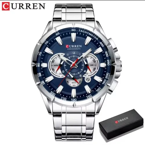 RelógRelógio Masculino Curren 8363 Original io Analógico Cu