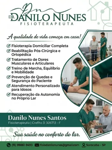 FISIOTERAPIA, REABILITAÇÃO NO CONFORTO DO SEU LAR!