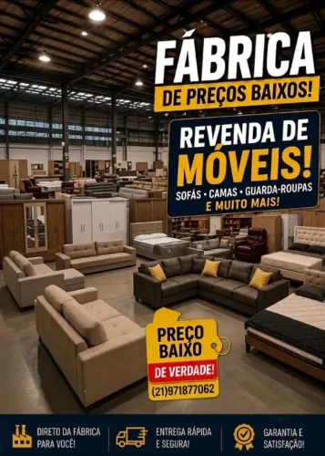 Móveis direto da fábrica para o seu lar