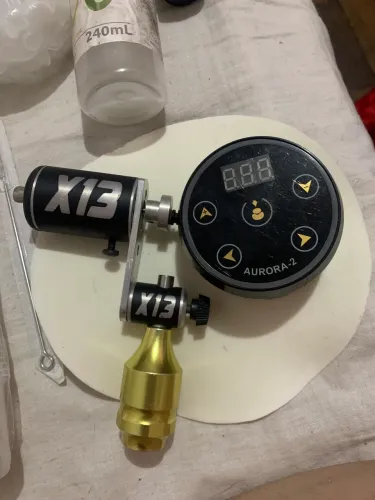 Maquina x13 para tattoo mais brindes