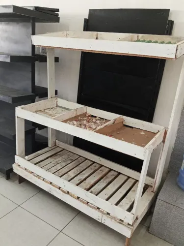 Prateleira para frutas e verduras
