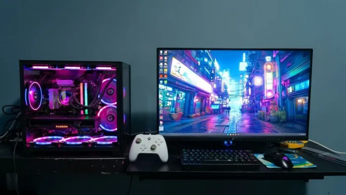 ? PC Gamer Completo Quad HD (2K) - RX 6750 XT 12GB + i5 11ª Gen + Monitor 27" 180Hz
