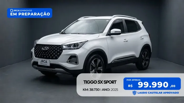 Chery Tiggo 5X Sport 1.5 Turbo Flex Aut. 2025